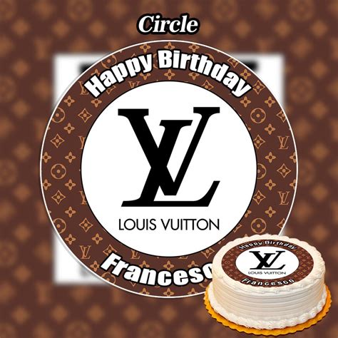 louis vuitton edible cake toppers